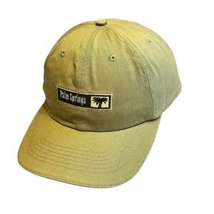 Vtg Palm Springs Western Resort Publications Dad Hat Cap Cotton